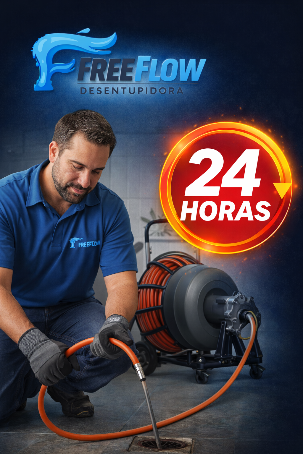 Desentupidora 24 horas em São Paulo atendimento imediato